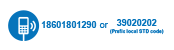 

18601801290 or
39020202 
(Prefix local STD code)