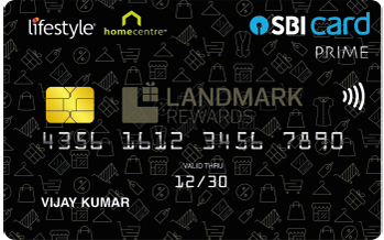 Lifestyle Home Centre SBI Card PRIME