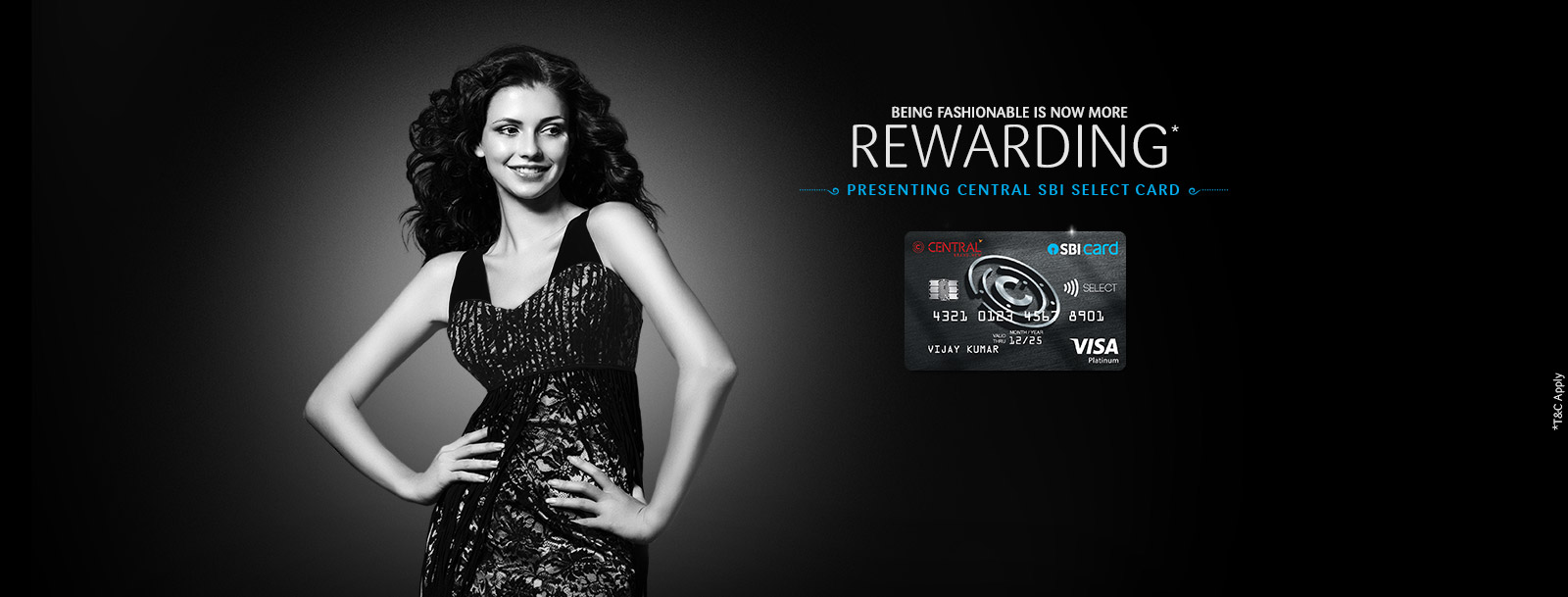 Central Sbi Select Card Privileges Features Apply Now Sbi Card