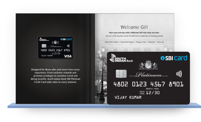 South Indian Bank SBI Platinum Credit Card