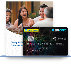 UCO Bank Simply save SBI Card Prime
