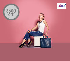 Get Rs 500 Instant discount at abof.com Min. Purchase: Rs 1495