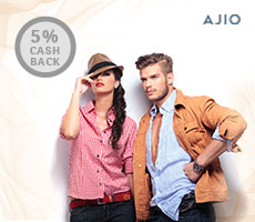 Get Rs 300 Instant discount at Ajio.com Min. Purchase: Rs 1299