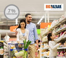 Get extra 5% discount on min. transaction of Rs 3500 and above. Max. discount : Rs 500 per transaction