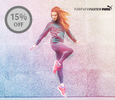 Get 15% Instant Discount at http://www.puma.com Offer Valid only on Apparel Purchases