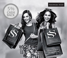 Get 18% Instant Discount at www.shoppersstop.com Min. trxn: Rs 1800 Promo Code: SBI18