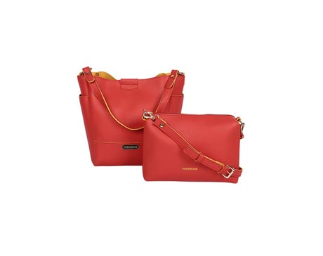 peperone melusina red habo bag with sling 7042