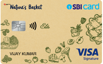 नेचर्स बास्केट एसबीआई कार्ड एलीट