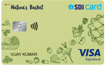 नेचर्स बास्केट एसबीआई कार्ड